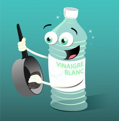 Vinagre blanc et ménage