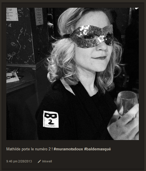 La magazine Paulette a organisé un bal masqué, relayé sur Instagram Animer son compte Instagram