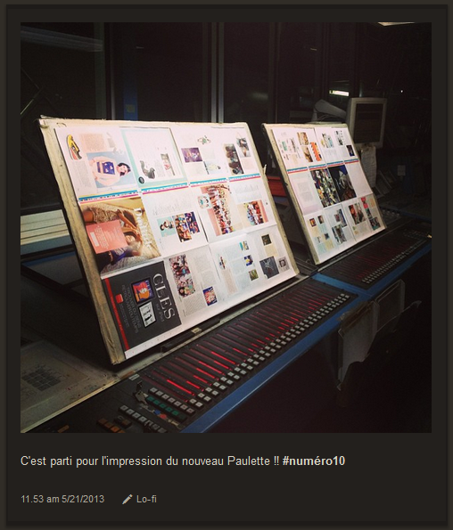 La magazine Paulette, prêt à être imprimé ! Animer son compte Instagram