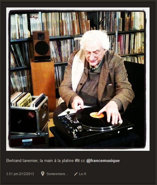 Radio Vinyle (Radio France) relaie sur Instagram les enregistrements de ses émissions Animer son compte Instagram