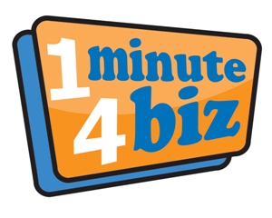 logo 1 minute 4 biz - video d’entreprise
