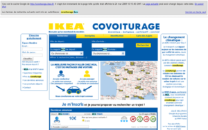 Cache de covoiturage.ikea.com