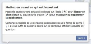 Facebook Timeline : paramétrer les publications importantes