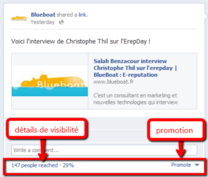 promotion et visibilité