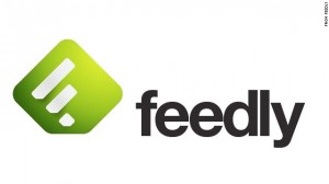 Logo de Feedly, agréagateur de flux RSS