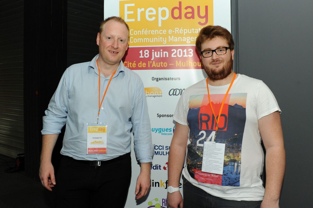 Fin de l'Erepday : Christophe Thil et Benjamin Romei ont le sourire