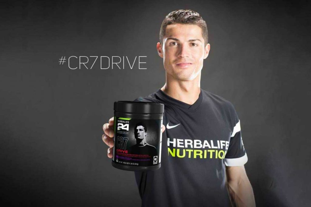 Cristiano Ronaldo avec Herbalife Nutrition