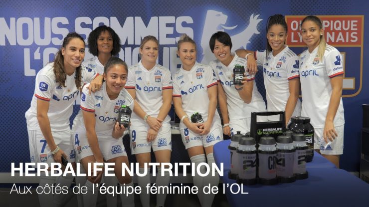 Herbalife Nutrition sponsor de l'équipe féminine de l'Olympique Lyonnais