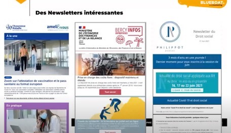 De bons exemples de Newsletters